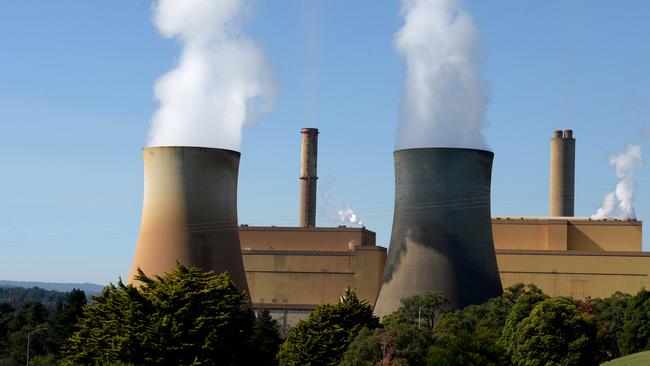 The Yallourn coal-fired power station in Gippsland’s Latrobe Valley. Picture: Andrew Henshaw