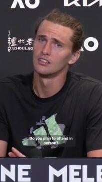 Alexander Zverev shuts down reporter after trial question