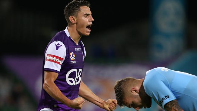 Chris Ikonomidis has been in sparkling form for Perth Glory.