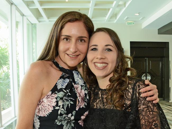 Terran Burnett and Rachel Bugden at St Hilda’s Foundation Legacy Lunch at Sheraton Mirage, Main Beach. Picture: Regina King