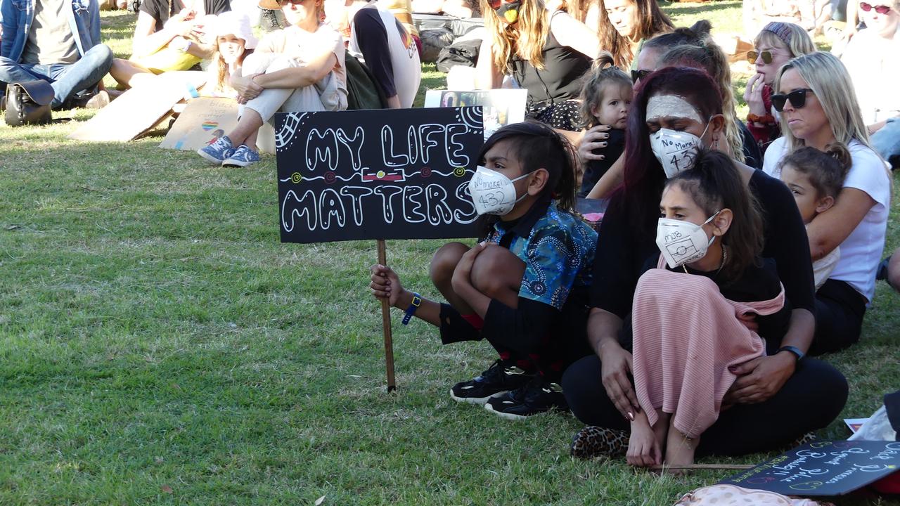 Black Lives Matter Protest in Byron Bay.