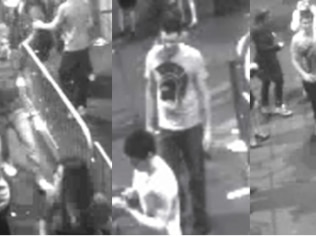 Police say Shannon was trying to break up a clash between his mates and three men about 100 metres from the Queensbridge Hotel. Picture: VIC Police.
