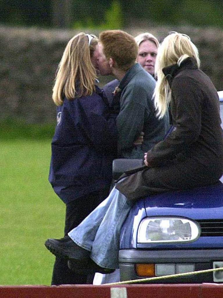 <b>2001:</b> Prince Harry is spotted kissing a young woman at the Beaufort Polo club. A sign to the world that the young prince is now a young man.