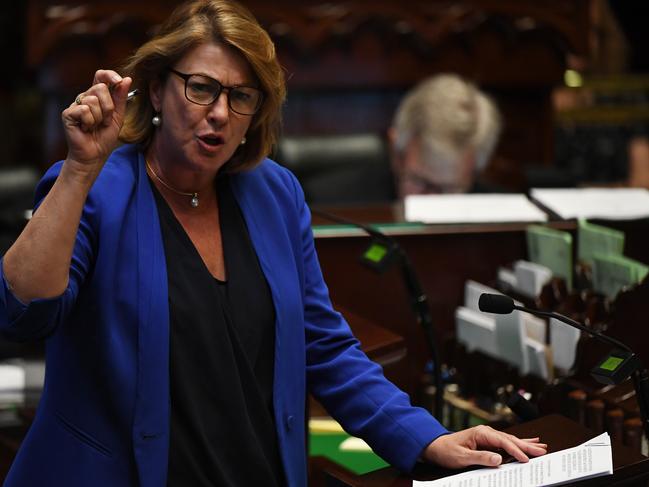 NSW Water Minister Melinda Pavey shocked senior bureaucrats when she turned up unexpectedly at a closed-door meeting. Picture: AAP/Dean Lewins