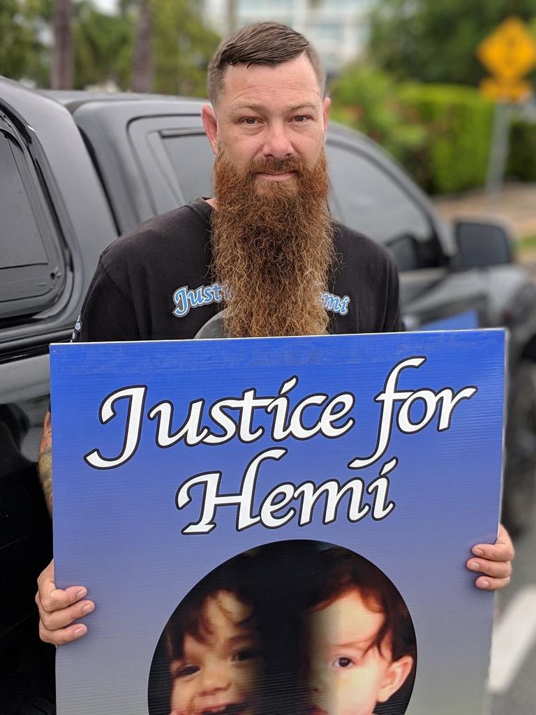 Shane Bourke outside the Mackay Courthouse.