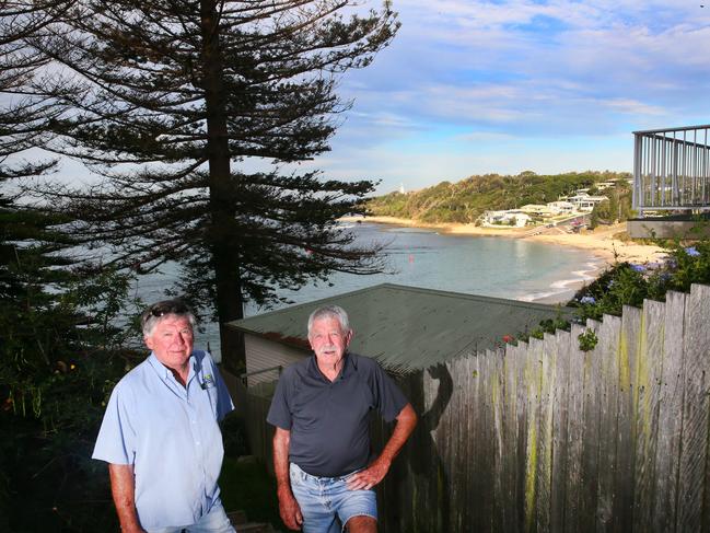 Mick Hart and Noel Honeybrook spoke at council against the DA last year. Picture: Sue Graham