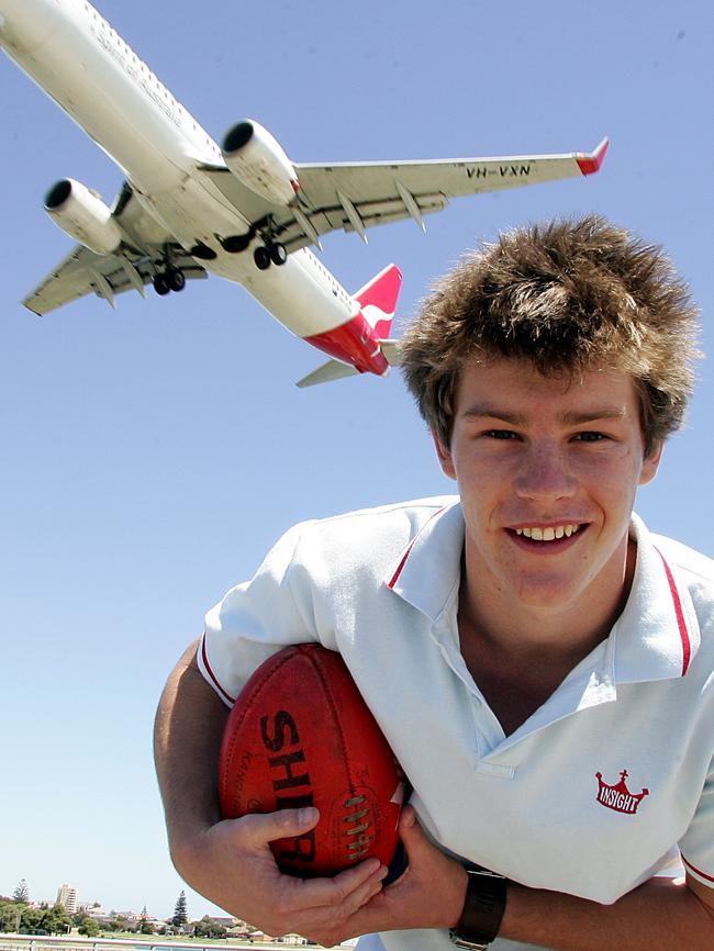 Bryce Gibbs before the draft in 2006.