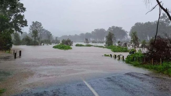 Heavy rain and dangerous flooding will continue across large parts of Queensland over the weekend. Picture: Facebook/One For The Road.