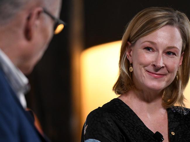 SYDNEY, AUSTRALIA - NewsWire Photos MARCH, 17, 2021: Australian journalist and host of ABC's  7:30  speaks during the Sydney Media Club lunch in Sydney. Picture: NCA NewsWire/Bianca De Marchi