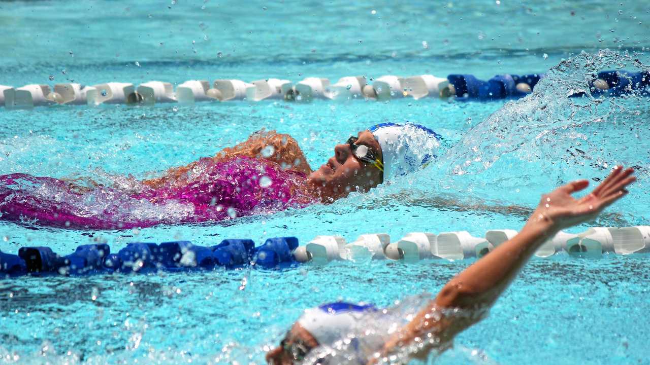 Shianne Plunkett is using this weekends swim meet as fitness for the upcoming McDonalds Qld Short Course Championships. Picture: Rebecca Devine 020819SWIM