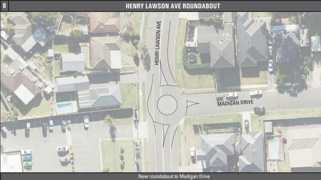 Henry Lawson Ave roundabout – Dunheved Rd Upgrade.