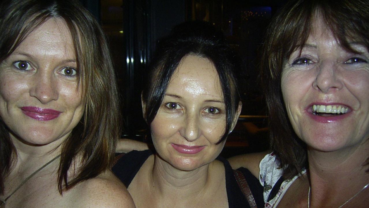 Jane Palmer, Michaela Chapman and Dee Coltman at Vibes nightclub in April 2005. Picture: Sharyn Rosewarne.