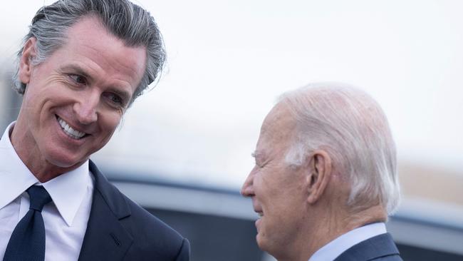 California Governor Gavin Newsom is said to be a potential contender. Picture: Brendan Smialowski / AFP