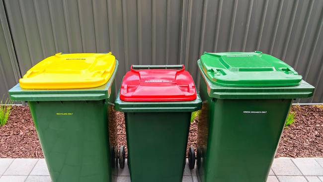 Wild weather on Tuesday night saw bin over the roads in Southern Tasmania