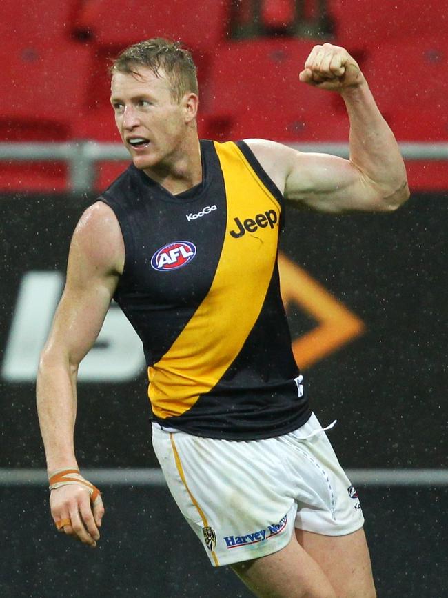 Connors played for the Tigers between 2007 and 2012. Picture: Getty