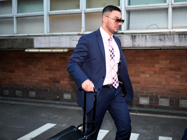 Salim Mehajer leaving a Sydney this week. Picture: Brendan Esposito/AAP