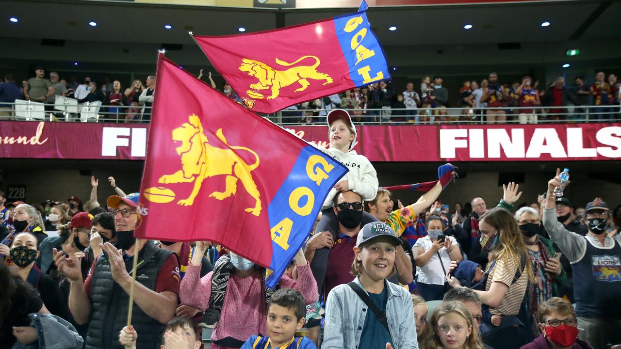 Will Queensland AFL fans be allowed to attend the AFL grand final in Perth without needing to quarantine? Picture: Jono Searle