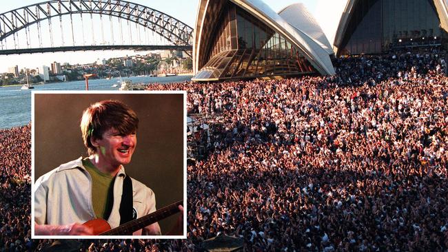 Crowded House's 1996 farewell concert.