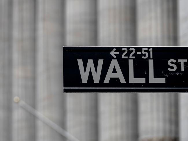 Stocks fell heavily in New York before rebounding to close slightly higher. Picture: AFP