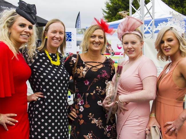 Fiona Miller, Lauren Neville, Alison Parker, Oliva Meean and Rebecca Mathieson. Picture: Mark McQuillan