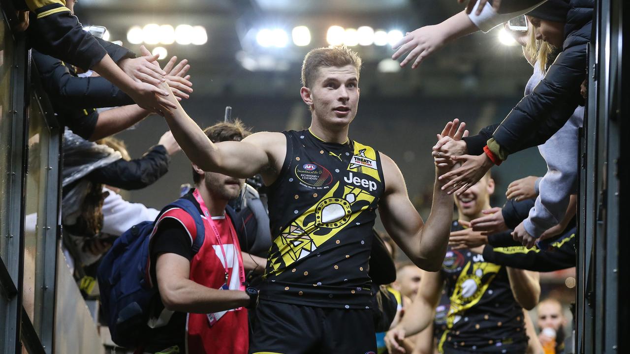 Coleman-Jones has played just one game — Dreamtime at the ‘G in 2019. Picture: Michael Klein