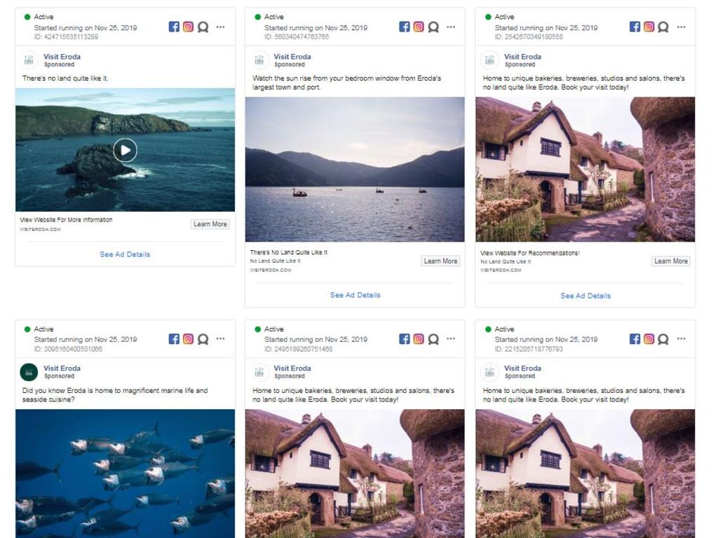The campaign has launched many, many online ads.