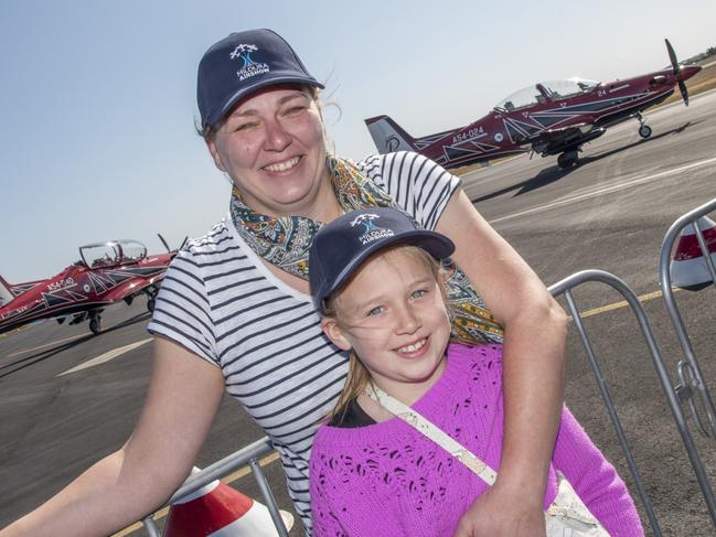 Linda & Adele Burzacott Mildura Air Show 2024. Picture: Noel Fisher.