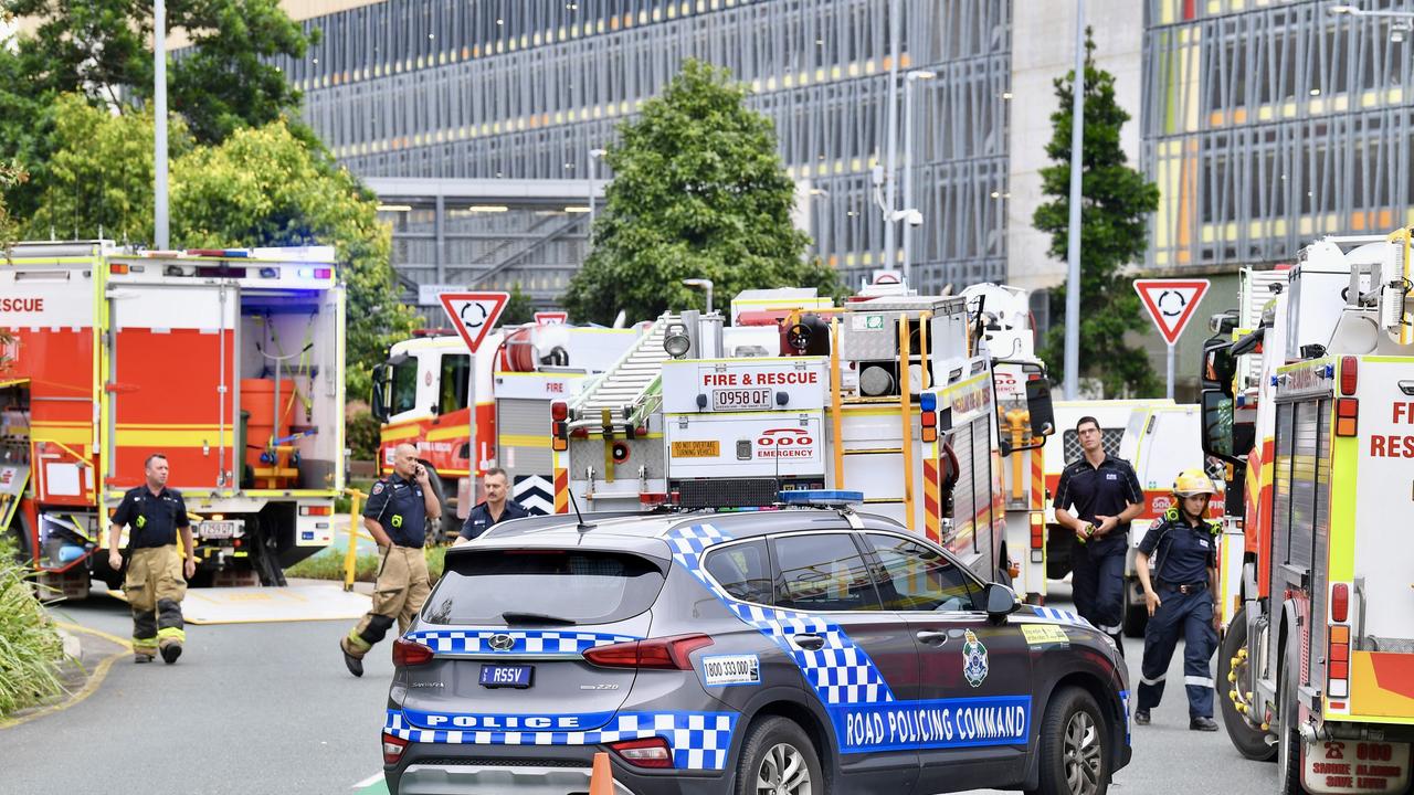 In an incident in May, staff at the Sunshine Coast health precinct was evacuated after a gas leak at a research lab. Picture: Patrick Woods