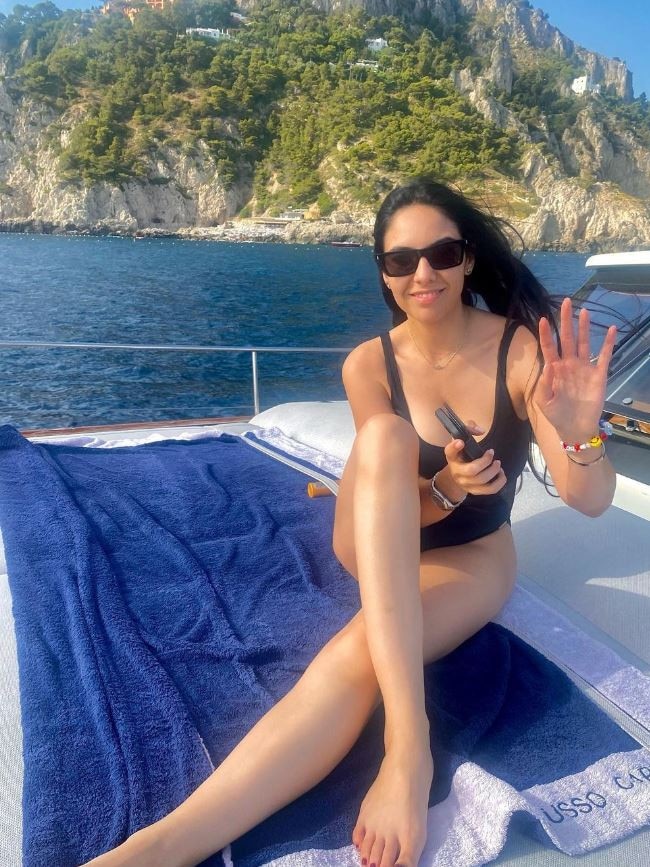 Al Pacino’s pregnant girlfriend, Noor Alfallah, previously dated Mick Jagger. Pictures: Instagram