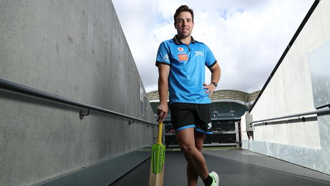 Adelaide Strikers cricketer Harry Nielsen at Adelaide Oval this week. Picture: Tait Schmaal