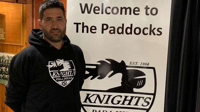 Theo Tsiounis has been unveiled as coach of National Premier Leagues SA side Para Hills. Picture: Supplied