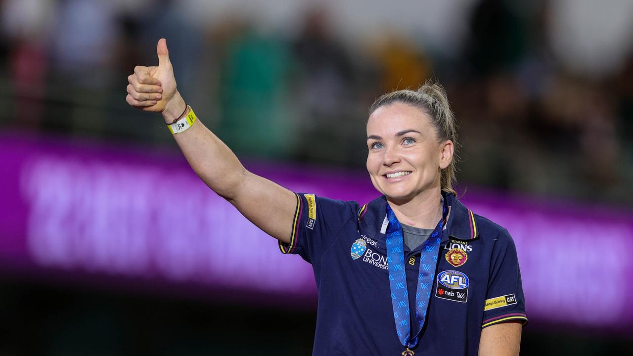 Emily Bates shunned offers to stay at the Lions. Picture: Getty Images