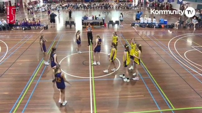 Replay: Australian Country Junior Basketball Cup Day 2 - Vic Goldminers v SA Sharks (U18 Girls)