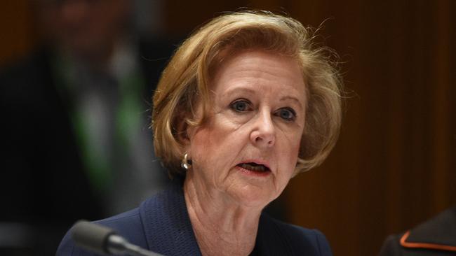 Australian Human Rights Commission President Gillian Triggs at Parliament House last month. Picture: AAP Image/Mick Tsikas