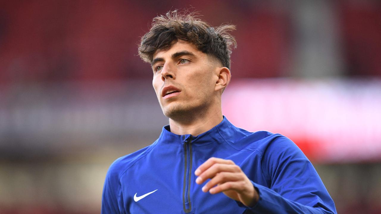 Chelsea midfielder Kai Havertz is expected to leave. (Photo by Oli SCARFF / AFP)