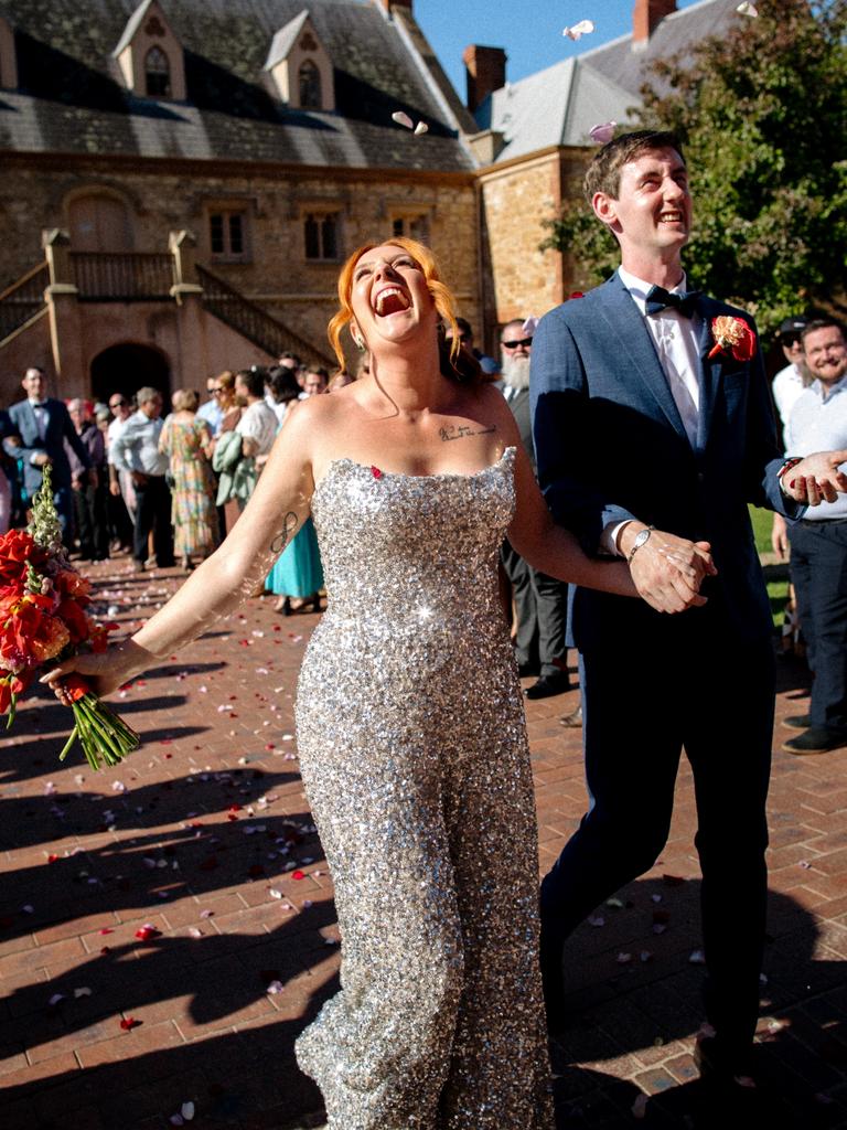 Alex and Lachie tied the knot in February. Picture: Love Fool Photography