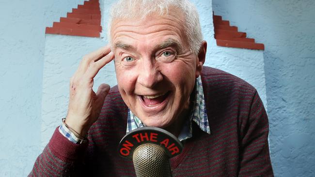 Phil Brady is retiring after a 67-year career on radio and TV. Picture: Andrew Tauber