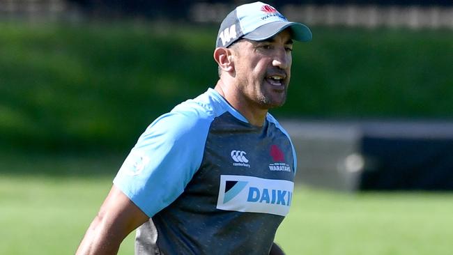 Coach Daryl Gibson has the Waratahs heading in the right direction this season.