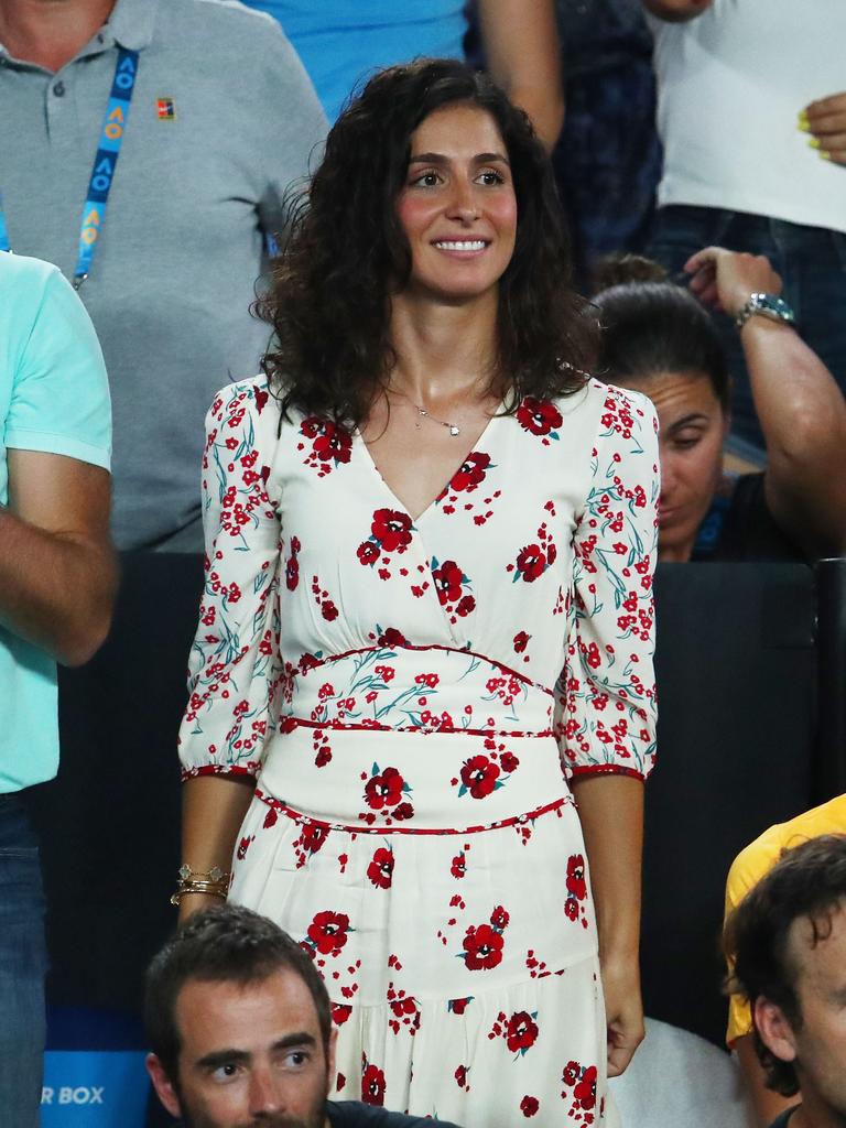 Xisca Perello doesn’t always go to Nadal’s matches. (Photo by Scott Barbour/Getty Images)