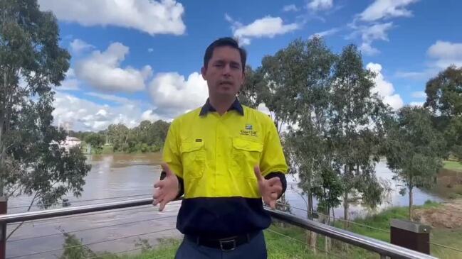 Fraser Coast Mayor George Seymour gave a flood update on May 16.