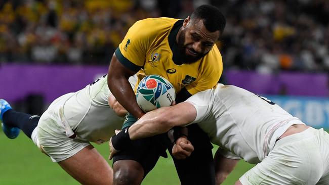 Samu Kerevi finished second in the John Eales Medal voting. Picture: Christophe Simon/AFP