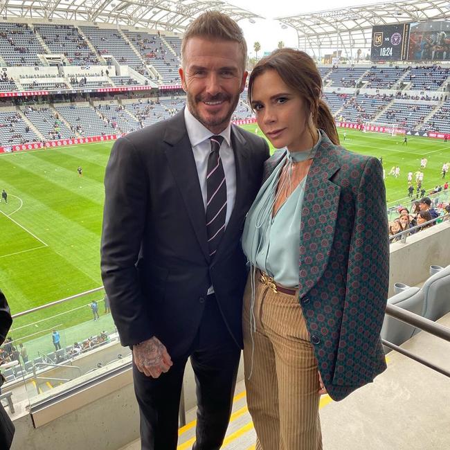 Victoria and David Beckham. Picture: Instagram