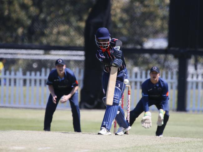 Pramit Foisol defends for Easts. Picture Warren Gannon Photography