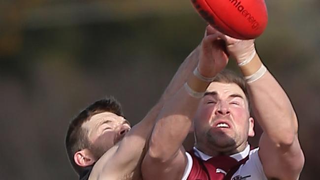 Former AFL player Brett Eddy is kicking plenty of goals for Traralgon. Picture Yuri Kouzmin