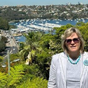 The independent federal MP for Warringah, Zali Steggall, overlooking The Spit Bridge on Friday. Ms Steggall says it needs to be massively upgraded to help tackle traffic and transport issues on the northern beaches and Lower North Shore. Picture: Supplied