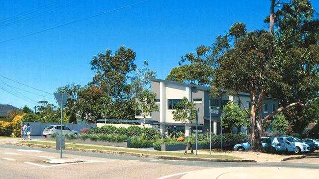 An artist’s impression of the proposed boarding house in Allambie Heights.