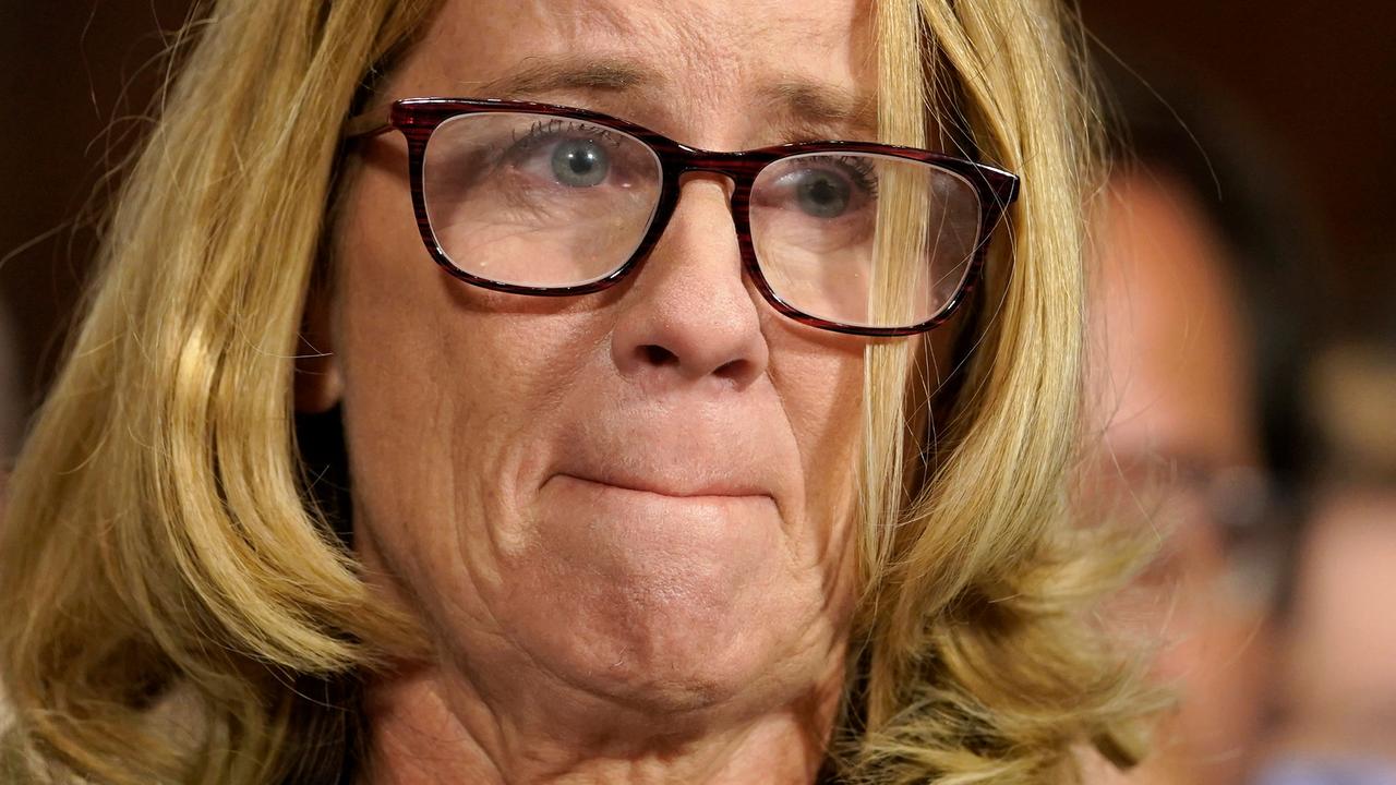 Dr Christine Blasey Ford, who accused Mr Kavanaugh of sexually assaulting her. Picture: Andrew Harnik/AFP