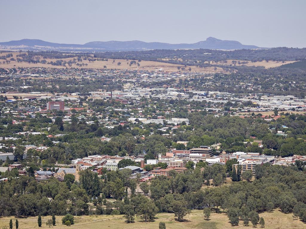 An aerial view of Central Wagga Wagga Picture: Wikimedia Commons