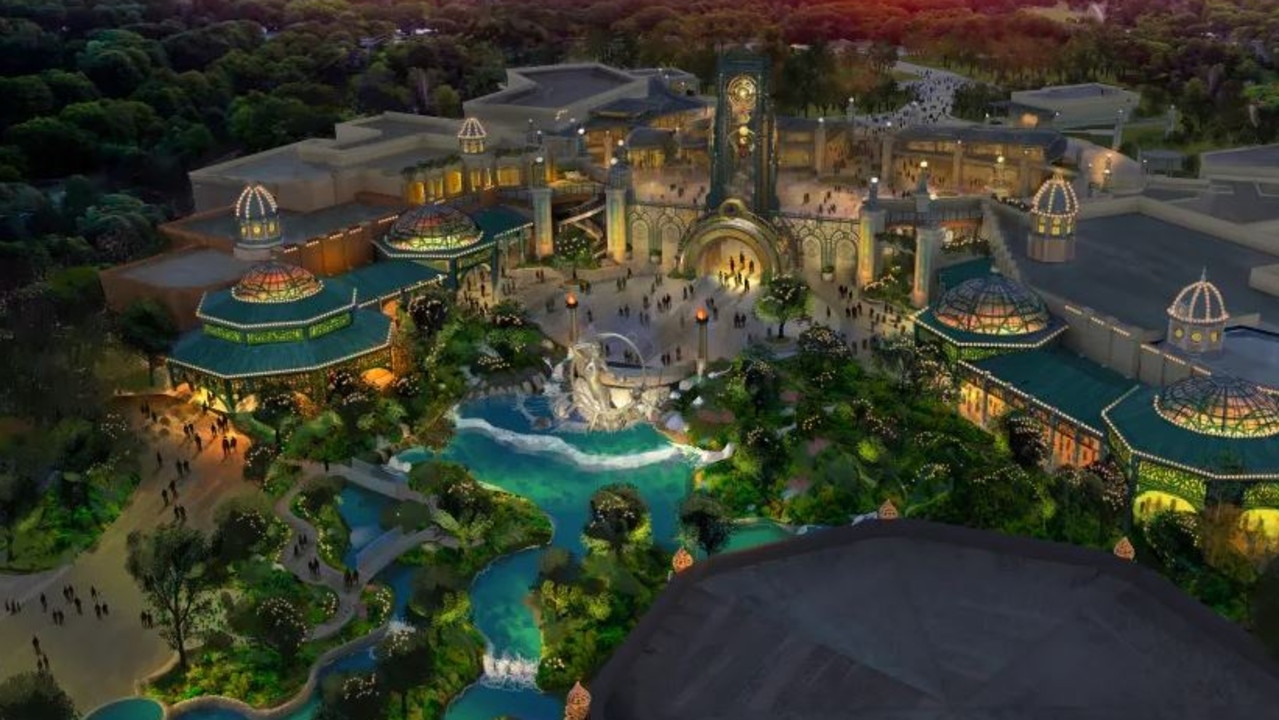 Celestial Park itself will have 'stunning architecture inspired by astronomical and mythological elements'. Picture: Universal Destinations &amp; Experiences