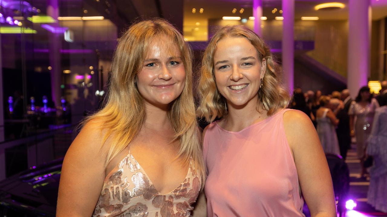 Piper Harrison and Lilli Dowker at the 54th Sports Star of the Year Awards at RACV Royal Pines. THE PULSE . Picture: Celeste Humphrey